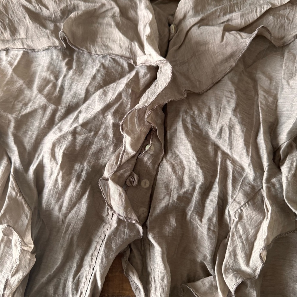 ZARA‎ Sheer Ruffled Cami - Picture 3 of 5